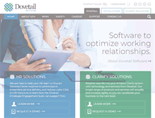 Tablet Screenshot of dovetailsoftware.com